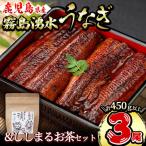 霧島湧水鰻3尾&ししまるお茶セット 霧島湧水鰻