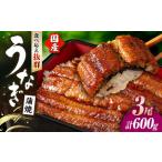 活うなぎ3尾 蒲焼き