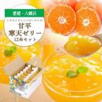 ショッピング甘平 ふるさと納税 ゲル化剤・pH調整剤不使用!愛媛限定栽培品種 甘平(かんぺい)寒天ゼリー 12本【D25-226】【1629412】 愛媛県八幡浜市