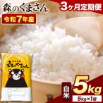 令和7年産 無洗米 森のくまさん 5kg