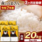 令和7年産 白米 森のくまさん 20kg