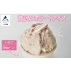 贅沢ジェラートアイス いちご 6個セット