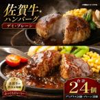 佐賀牛ハンバーグ デミ プレーン 24個