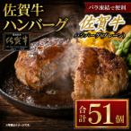 佐賀牛ハンバーグプレーン 51個