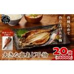 大きな真あじ干物 1枚200g×20 約4000g