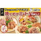 ふるさと納税 【年内お届け】観音池ポーク焼くだけミート6種セット_13-1509-HNY_(都城市) みそ 生姜 キムチ ゆず塩 黒ダレ 塩こうじ 真空パック .. 宮崎県都城市