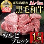 カルビブロック500g×2P 計1kg