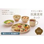 やさしい彩り 抗菌食育セット50 飯椀 汁椀