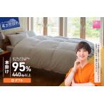 ふるさと納税 【甲州羽毛本掛けふとん】ポーランドプレミアムマザーグース95%超長綿 ホワイト (ダブル) 羽毛布団 寝具 掛けふとん 布団 ダ.. 山梨県富士吉田市