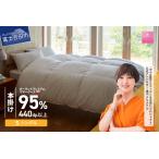 ふるさと納税 【甲州羽毛本掛けふとん】ポーランドプレミアムマザーグース95%超長綿 ホワイト (シングル) 羽毛布団 寝具 掛けふとん 布団 .. 山梨県富士吉田市