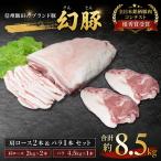 信州 飯田のブランド豚 幻豚 肩ロース 2本