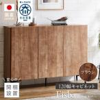 キャビネット フィスバ 120 ブラウン_開梱設置