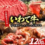 盛岡牛 モモ薄切り 1.2kg