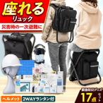 防災セット イス型 リュック 17点 岸田産業