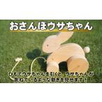 木製玩具 おさんぽウサちゃん