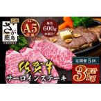\極上のご褒美肉 佐賀牛サーロインステーキ 200g×3枚