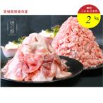 穂り豚 こま切れ&挽肉セット2kg No.847
