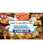 ふるさと納税 旅行 福岡 日本旅行 地域限定 旅行 30,000円分 Eメール発行 福岡県 福岡市 トラベル 電子 旅行券 福岡県福岡市