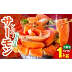ふるさと納税 サーモン 定期便 1kg×全2回 大阪府泉佐野市