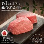 くまもとあか牛シンシンブロック 約300g×2枚