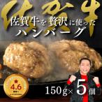 佐賀牛を使った贅沢ハンバーグ5個:B110-007