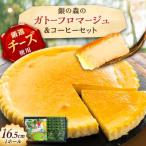 ガトーフロマージュと銀の森珈琲セット
