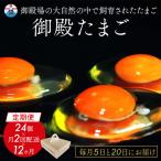 1年間定期便 御殿たまご 赤たまご20個+破損保障分4個
