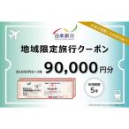 日本旅行 地域 旅行クーポン90,000円分