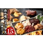 ふるさと納税 【年内発送】ホルモンミックス 6種セット 合計 1.5kg 秘伝のタレ漬け【食べ比べ 250g×6種 小分け 焼肉 牛肉 ハラミ ミノ セ.. 大阪府泉佐野市