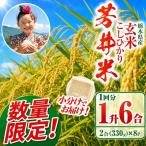 芳井米 玄米 330g