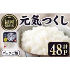 産米 元気つくし パックご飯 計48P お米