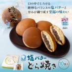 ふるさと納税 塩バターどら焼き 10個入【配送不可地域：離島】【1649307】 静岡県磐田市