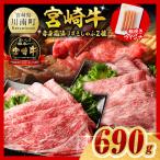 牛肉 宮崎牛ステーキ2種600g