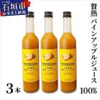 贅熟 石垣島産パインアップルジュース 100% 500ml×3本