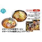 ラーメンセット オホーツク 味噌 鮭節とんこつ ラーメンセット