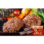 ふるさと納税 牛タン入り 生ハンバーグ 30個 【4月発送】 ハンバーグ 神奈川県川崎市