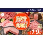 佐賀牛定期便 偶数月に届く バラエティ 全6回 計1.9kg