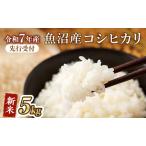 ふるさと納税 【令和7年産 新米先行受付】魚沼産コシヒカリ(精米)5kg 米 お米 こめ こしひかり 白米 新潟県 魚沼市 魚沼 新潟県魚沼市