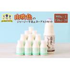山吹色のジャージー牛乳 ヨーグルトセット 乳脂肪分 5%以上 低温殺菌 素材の味 詰め合わせ