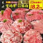 とにかくお肉大好き 宮崎牛と 産豚定期便L