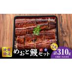 焼鰻めおと鰻セット:焼鰻特選メス妃うなぎ特大1尾と焼鰻特…