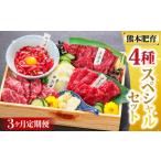 馬刺し 4種スペシャルセット 計約200g×3回 約600g