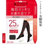着圧綿混ハイソックス ブラック ソックス