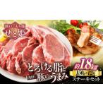 冷凍 瀬戸のもち豚せと姫 ステーキセット約1 800g