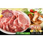 冷凍 瀬戸のもち豚せと姫 ステーキセット約900g 150g×6枚