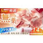 豚肉 こま切れ 計1.4kg
