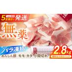 豚肉 こま切れ 計2.8kg