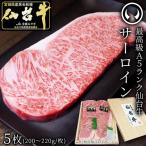 肉のいとう 最高級A5ランク仙台牛サーロインステーキ 5枚
