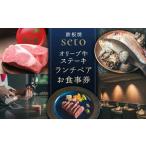 ふるさと納税 鉄板焼seto オリーブ牛ステーキランチペア　お食事券 │ 東京 チケット 体験型 東京都港区