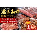 九州産黒毛和牛 サーロインステーキ 旨味仕立て 1.2kg